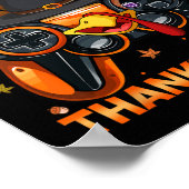 Fall Gaming Controller Türkei Funny Boy Kids Poster (Ecke)