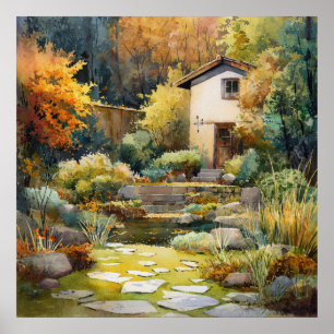 Fall Garden Poster