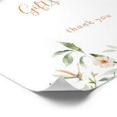 Fall Garden Wildblume Karten und Geschenke Zeichen Poster (Ecke)