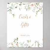 Fall Garden Wildblume Karten und Geschenke Zeichen Poster (Vorne)