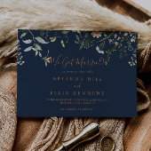 Fall Garden Wildblume Minimalistisch Elopement Ankündigung