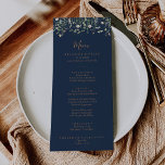 Fall Garden Wildblume Minimalistisches Abendessen Menükarte<br><div class="desc">Die minimalistische Dinner-Karte der Gartengarten-Wildblume im Herbst ist ideal für eine rustikale Hochzeit. Das Design umfasst rosa,  rot,  Rose und lila handbemalte wilde Blume mit Schmetterlingen. Dieses Menü kann für Hochzeitsempfang,  Probe Dinner,  Brautparty oder jede Veranstaltung verwendet werden.</div>