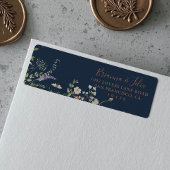 Fall Garden Wildblume Rücksendeadresse