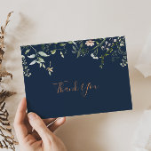 Fall Garden Wildblume Vielen Dank Postkarte