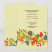 Fall Garland Einladung (Vorne/Hinten)