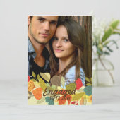 Fall Garland Foto Ankündigung (Stehend Vorderseite)