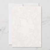 Fall-Gebirgshochzeits-Einladung Einladung (Rückseite)