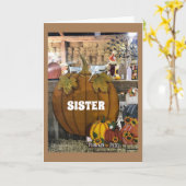 **FALL** GEBURTSTAG FÜR MEINE **SPEZIELLE SCHWESTE KARTE (Gelbe Blume)