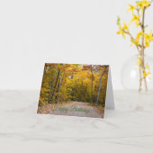 Fall Geburtstag geklappte Grußkarte Karte (Gelbe Blume)