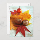 Fall Gefühle Postkarte (Vorne/Hinten)