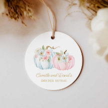 Fall Gender Reveal Pumpkin Baby Shower