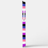 Fall Genderfluid Flag Farben Case-Mate iPhone Hülle (Rückseite / Links)