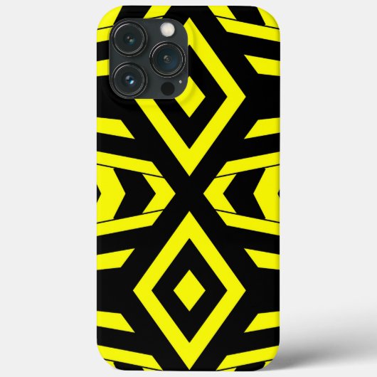 Fall geometrischer Bee Case-Mate iPhone Hülle (Rückseite)