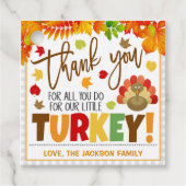 Fall-Geschenk-Tag Geschenkanhänger (Vorderseite)