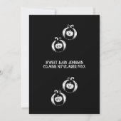 Fall Geschlechtsverkehr | Gender Neutral Little Pu Einladung (Rückseite)