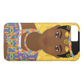 Fall Ghanaian Matryoshka Case-Mate iPhone Hülle (Rückseite (Horizontal))