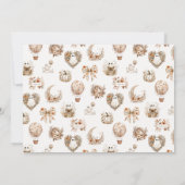 Fall Ghost Hot Air Ballon Babydusche Einladung (Rückseite)