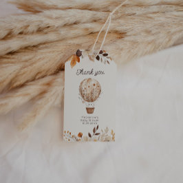 Fall Ghost Hot Air Ballon Babydusche Geschenkanhänger