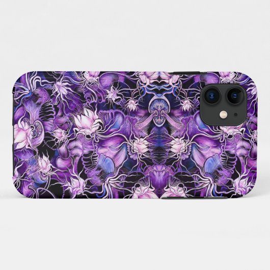 Fall Ghost Lilies Iphone 11 Case-Mate iPhone Hülle (Rückseite (Horizontal))