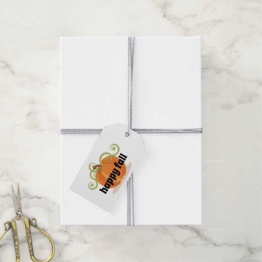 FALL GIFT TAG GESCHENKANHÄNGER (Mit Garn)