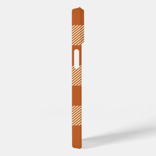 Fall Gingham Pattern Personalisiert Case-Mate iPhone Hülle (Rückseite / Rechts)