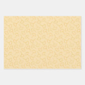 Fall Ginkgo Abstraktes Muster Geschenkpapier Set (Vorderseite 2)