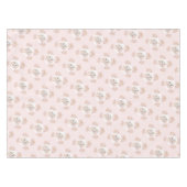 Fall Girl Babydusche rosa Niedlicher Elefant Tischdecke (Vorderseite (Horizontal))
