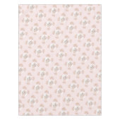 Fall Girl Babydusche rosa Niedlicher Elefant Tischdecke (Vorderseite)