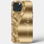 Fall Glam Glitzer Case-Mate iPhone Hülle (Rückseite)