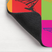 Fall-GleitenPop-Kunst Mousepad (Ecke)