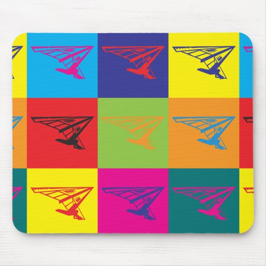 Fall-GleitenPop-Kunst Mousepad (Vorne)