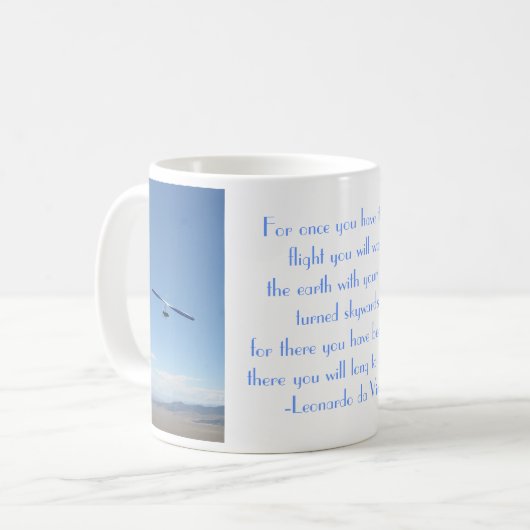 Fall-GleitenTasse Kaffeetasse (Vorderseite Links)