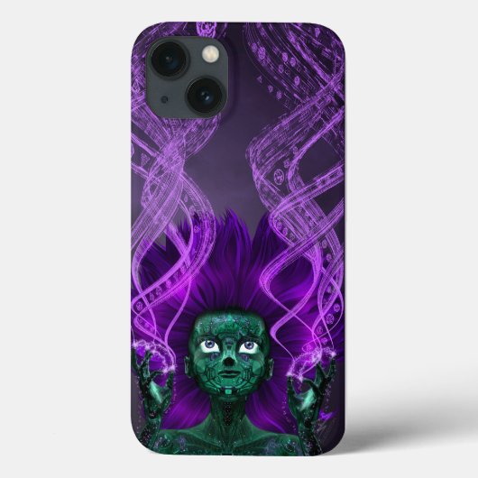 Fall Glitch Hexe Lila iPhone 6/6S Case-Mate iPhone Hülle (Rückseite)