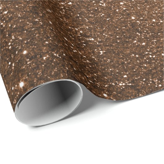 Fall Glitzer Geschenkpapier (Rolleneckpunkt)