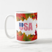 Fall Glory Patriotic Kaffeetasse (Links)