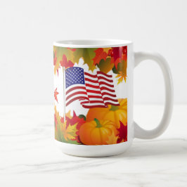 Fall Glory Patriotic Kaffeetasse