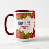 Fall Glory Patriotic Tasse (Links)