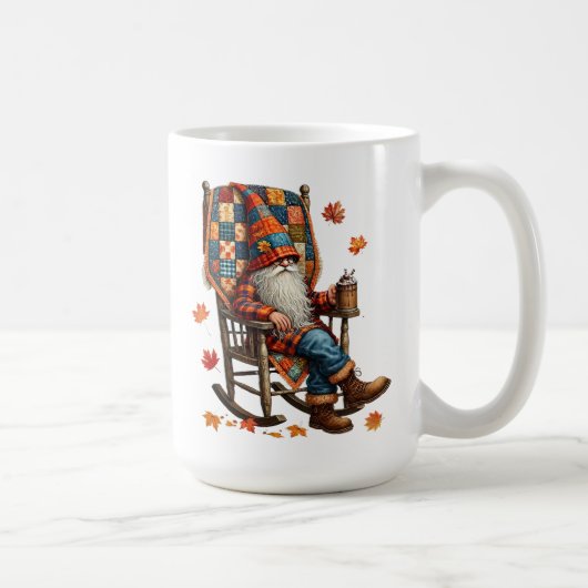 Fall Gnome-Tasse Kaffeetasse (Rechts)