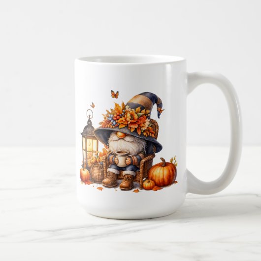 Fall Gnome-Tasse Kaffeetasse (Rechts)