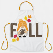 FALL-Gnome und Blätter Schürze (Vorderseite)