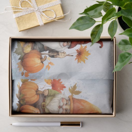 Fall Gnomes Seidenpapier (Geschenk)