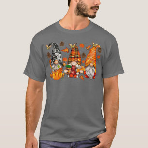 Fall Gnomes Western Herbstrückgang im Land T-Shirt