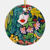 FALL GODDESS KERAMIK ORNAMENT (Vorne)