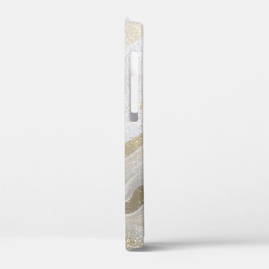 Fall Gold Glitzer Individuelle Name Case-Mate iPho iPhone Hülle (Rückseite / Links)