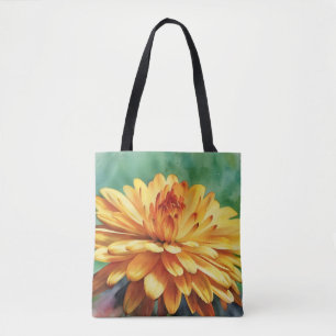 Fall Gold Mum Blume Blumenstrauß Tasche