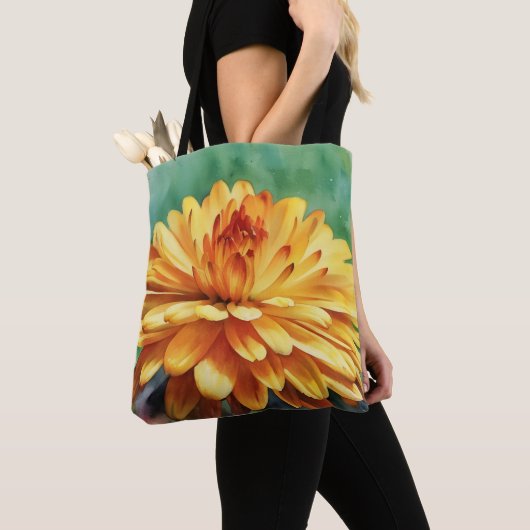 Fall Gold Mum Blume Blumenstrauß Tasche (Von Nahem)