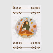 Fall Golfhandtuch (Vorderseite)