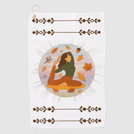 Fall Golfhandtuch (Vorderseite)