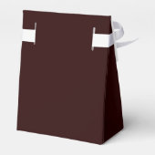 Fall Gothic Wedding Rustic Orange Maroon Geschenkschachtel (Rückseite)