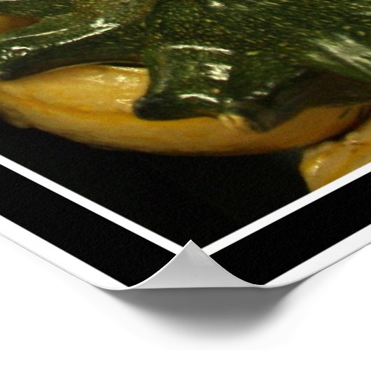 Fall Gourds Poster (Ecke)